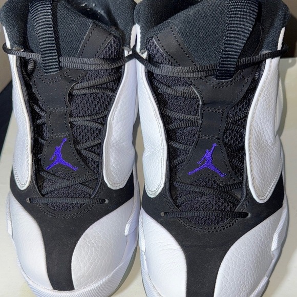 Jordan Jumpman Quick 23 Concords Released 2018 Athletic Shoes Black White Purple